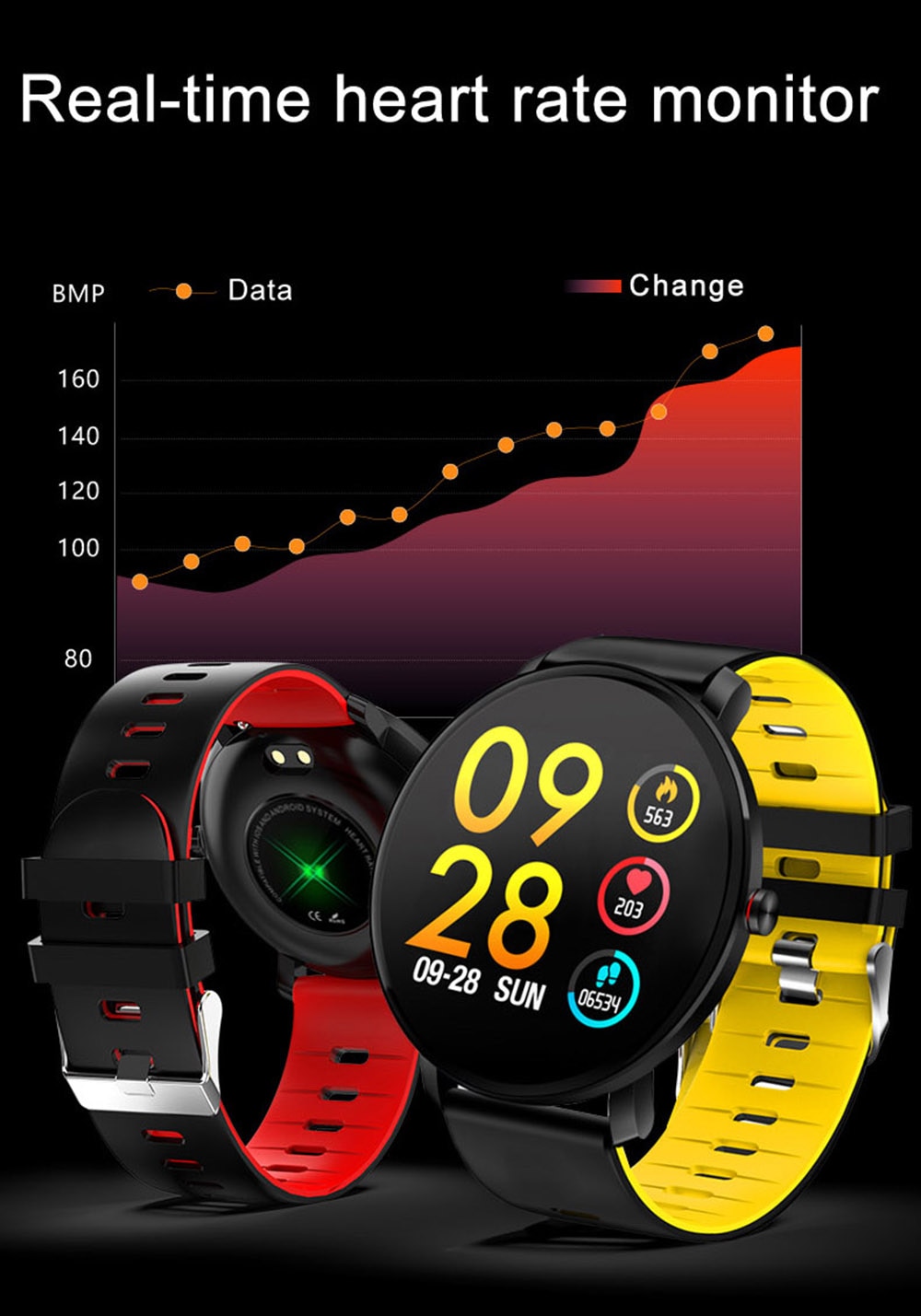Super Slim Smart Watch Men IP68 Waterproof Sports Smartwatch Men Clock Heart Rate Monitor Fitness Bracelet reloj inteligente K9